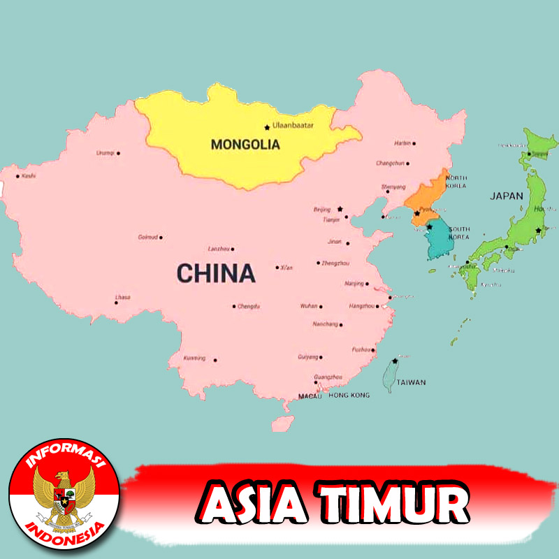 Asia Timur Wilayah Pusat Destinasy 2024