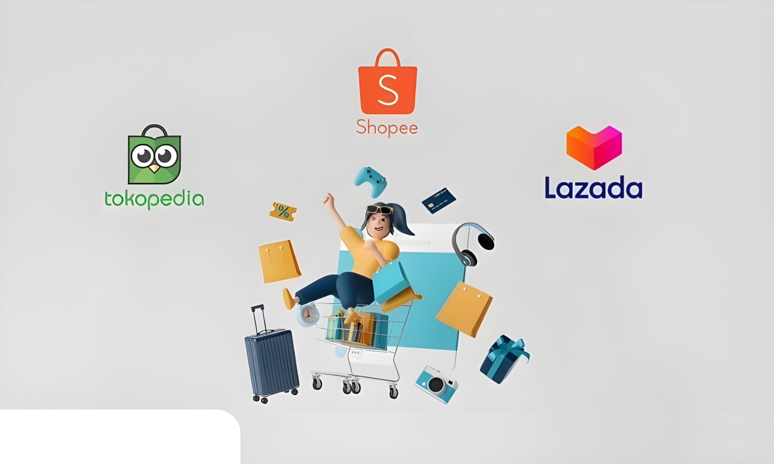 Shopee, Tokopedia, Lazada: Perbandingan Penjual Lokal di Tiap Platform