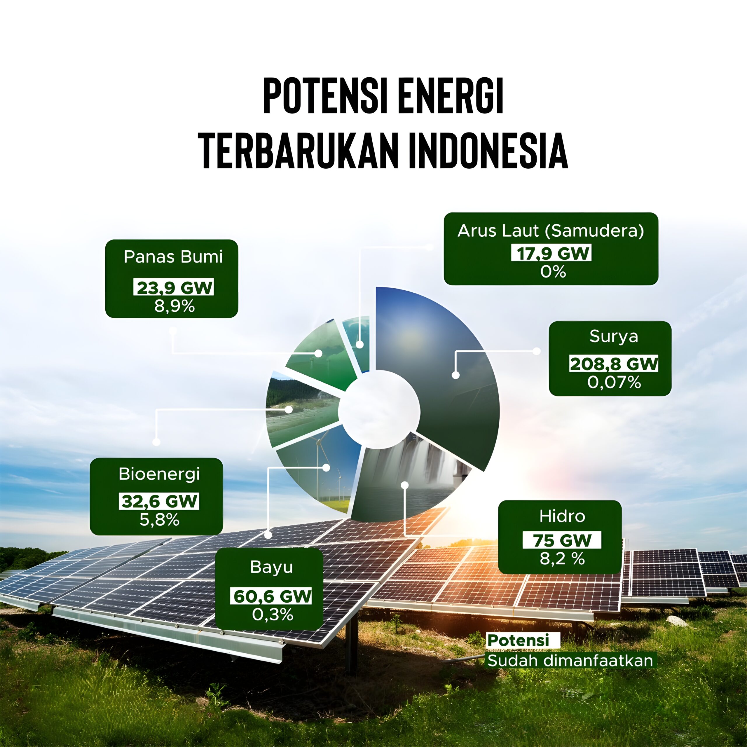 Energi Terbarukan di Indonesia: Potensi Geothermal dan Surya