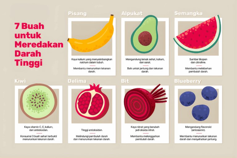 7 Buah yang Bisa Menurunkan Darah Tinggi Secara Alami