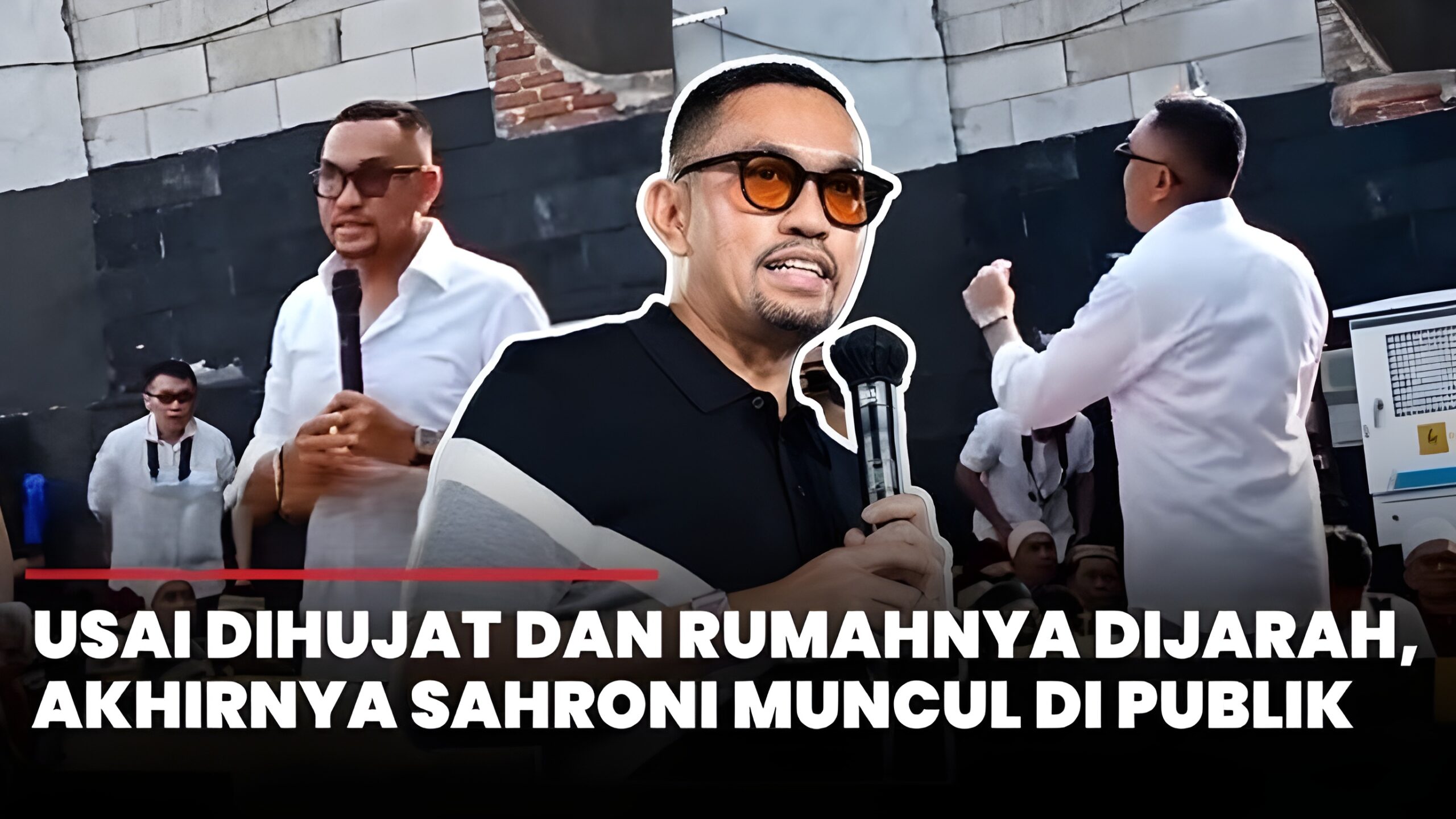 Sahroni Muncul di Hadapan Warga: "Semua Orang Benci Saya"